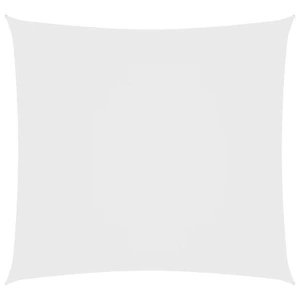 vidaXL Senčno jadro oksford blago kvadratno 2x2 m belo