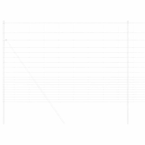 vidaXL Divja ograja Vroča cinkana 1000 x 150 x 0,18 cm elezo