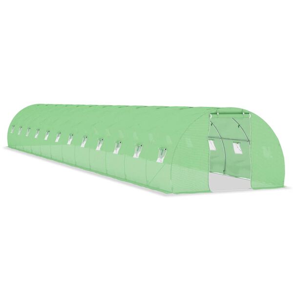 vidaXL Rastlinjak 54 m² 18x3x2 m