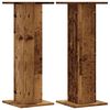 vidaXL Stojalo za rastline 2 kosa starinski les 30x30x80 cm inž. les