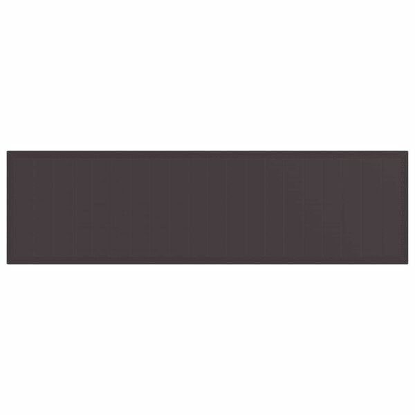 vidaXL Komplet za jedilnico v vrtu 15 pcs Rjava Polt rattan