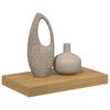 vidaXL Stenska polica Rjava 40 x 23,5 x 4 cm Konstruiran les