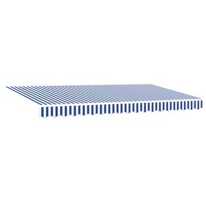 vidaXL Vlečna tenda Modra 350 x 200 cm blago