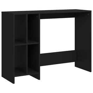 vidaXL Miza za prenosni računalnik črna 102,5x35x75 cm iverna plo&scaron;ča