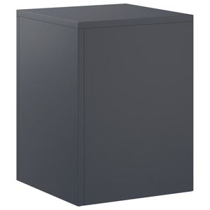 vidaXL Stojalo za rastline Antracit 30 x 30 x 40 cm Nerjaveče jeklo