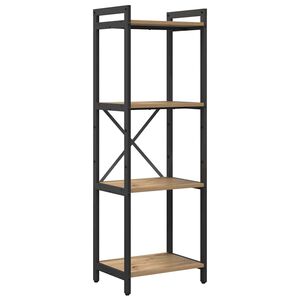 vidaXL Knjižna polica 40 x 30 x 119 cm Inženirski les Umetni hrast
