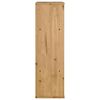 vidaXL Stranska omarica "ODDA" 40x24x79 cm Masivni les borovega lesa