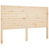 vidaXL Posteljno vzglavje 126x4x100 cm trdna borovina