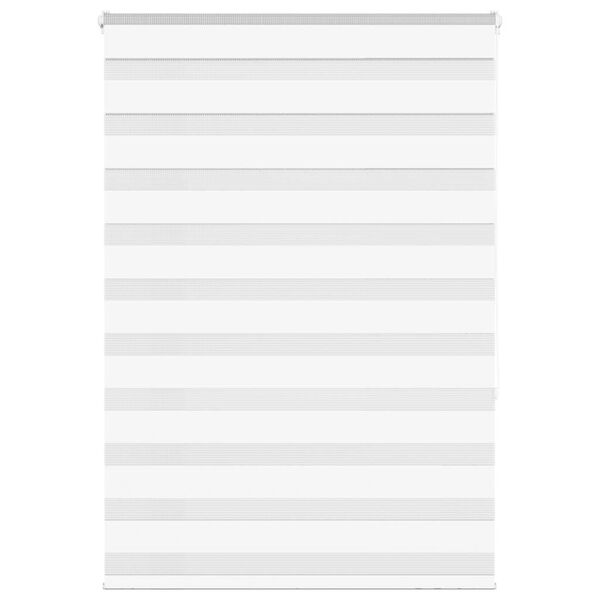 vidaXL Zebra senčilo bela 100x150 cm tkanina &scaron;irina 95,9cm poliester