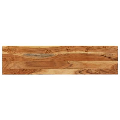 vidaXL Konzolna mizica 120x30x75 cm trden akacijev les