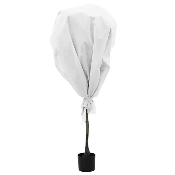 vidaXL Fleece za za&scaron;čito rastlin pred zmrzaljo Bela 100 x 1,6 m