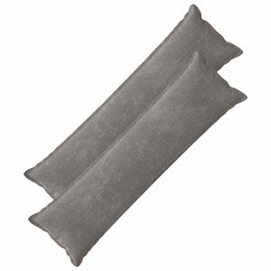 vidaXL Prevleka za blazino 2 pcs HOUTEN Temno siva 40 x 145 cm