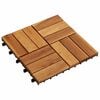 vidaXL Tla za teraso 30 pcs Rjava 30 x 30 cm Akacijevo trdo leseno