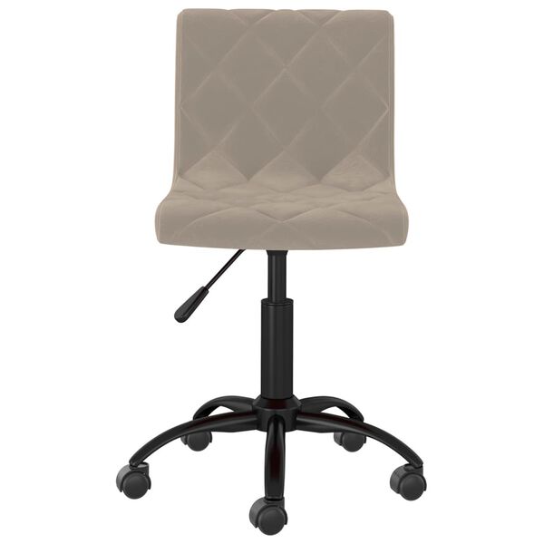 vidaXL Vrtljiv jedilni stol 2 kosa svetlo siv žamet