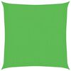 vidaXL Senčno jadro 160 g/m&sup2; svetlo zeleno 2x2 m HDPE