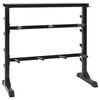vidaXL Stojalo za dumbell Črna 99 x 45 x 95,5 cm Pra&scaron;no lakirano jeklo