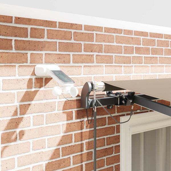 vidaXL Tkanina za senčnik z Bež 300 x 250 cm Poliester