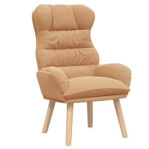 vidaXL fotelj Bež 69 x 74 x 93 cm Sherpa tkanina