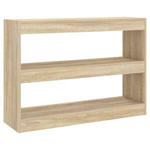 vidaXL Knjižna omara/pregrada sonoma hrast 100x30x72 cm