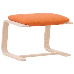 vidaXL Stolček za noge temno rumeno 51x41x40 cm blago