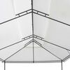 vidaXL Paviljon 600x298x270 cm bel 180g/m²