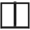 vidaXL Noge za jedilno mizo v obliki črke T, 2 kosa, črne, 80x35x(72-73) cm, jeklo