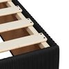 vidaXL Box spring postelja z vzmetnico črna 160x200 cm žamet