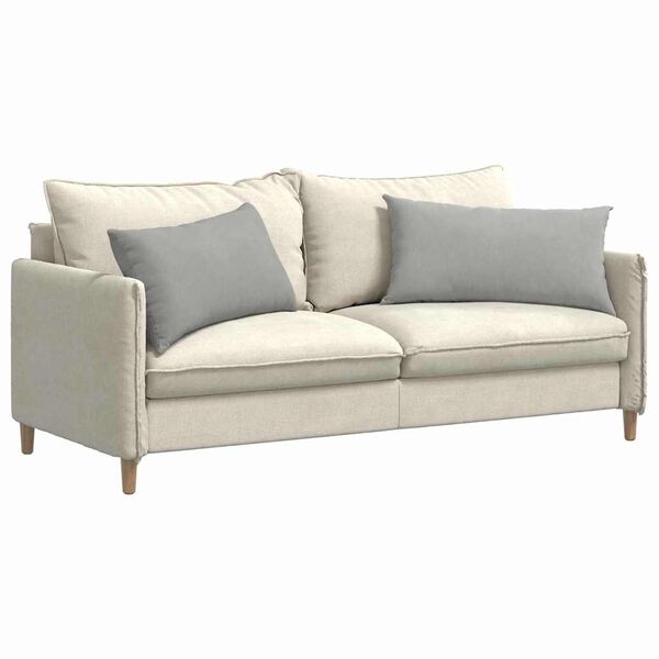 vidaXL Blazine za kavč 2 pcs Svetlo siva 80 x 40 cm blago