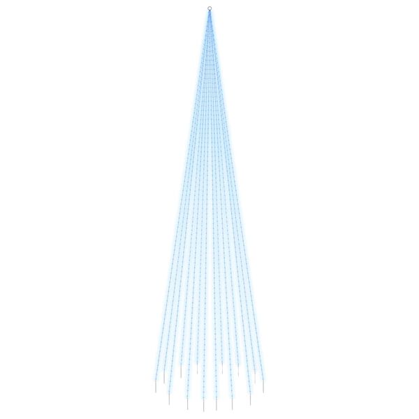 vidaXL Novoletna jelka iz 1134 modrih LED lučk 800 cm