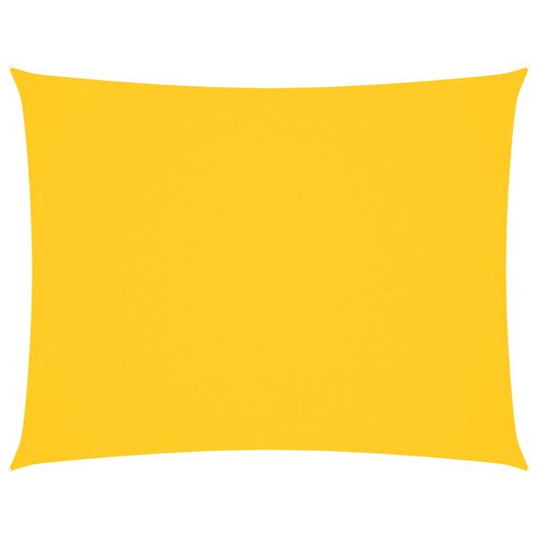 vidaXL Senčno jadro oksford blago pravokotno 3x4,5 m rumeno