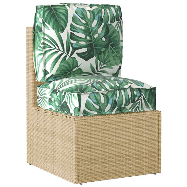 vidaXL Set blazin za palete 2 pcs Zeleni Listni Vzor Oxford tkanina