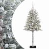 vidaXL Umjetno božično drevo z okrasnimi kroglami 120 cm 150 LED