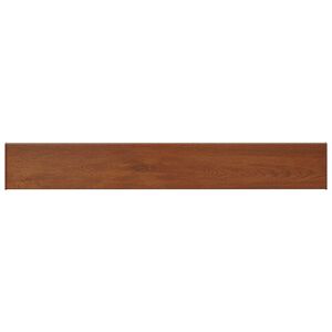 vidaXL Okenski nadstre&scaron;ek Rjav les 160 x 25 x 4,5 cm PVC