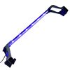 vidaXL LED svetilka za akvarij s sponama 55-70 cm modra in bela