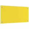 vidaXL Zaščita za kuhinjo 2 pcs Rumena 80 x 40 cm kaljeno steklo