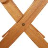 vidaXL Zložljiva vrtna miza 120 cm trden akacijev les