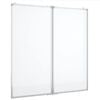 vidaXL Magnetna tabla zložljiva 80x80x1,7 cm aluminij
