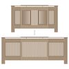 vidaXL Pokrov za radiator MDF 205 cm