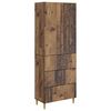 vidaXL Set omar 2 pcs 66 x 34,5 x 90 cm Inženirski les