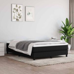 vidaXL Vzmetnica z žepkasto vzmetjo srednje trdote črna 140x190x20 cm blago
