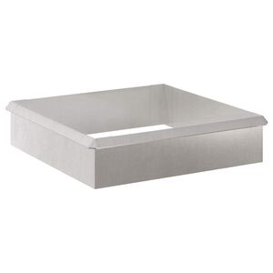 vidaXL Ograje proti polžem 8 kos 100 x 3,5 x 25 cm Nerjaveče jeklo