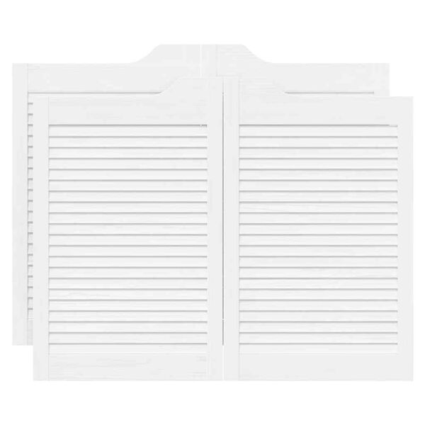 vidaXL Swing Doors Louvred Design 2 para Bela 80x100 cm