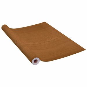 vidaXL Samolepilna folija za pohi&scaron;tvo hrast 500x90 cm PVC