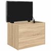 vidaXL Shranjevalna klop iz hrasta sonoma 62x42x45 cm inženirski les