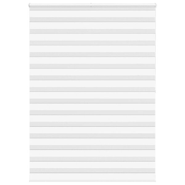 vidaXL Zebra senčilo bela 155x200 cm tkanina &scaron;irina 150,9cm poliester