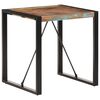 vidaXL Jedilna miza 70x70x75 cm trden predelan les