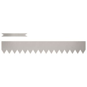 vidaXL Robovi trave 10 pcs Rjava 100 x 0,05 x 20 cm