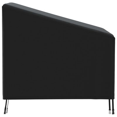 vidaXL Pokrivalo za vrtni stol črno 90x90x50/75 cm 420D oxford