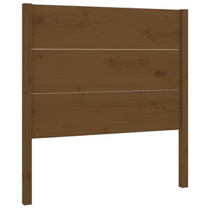 vidaXL Vzglavna medeno rjavo 106x4x100 cm trdna borovina