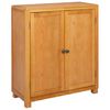 vidaXL Za omarice z vrati Rjava 80 x 35 x 95 cm Masivno hrastovo les